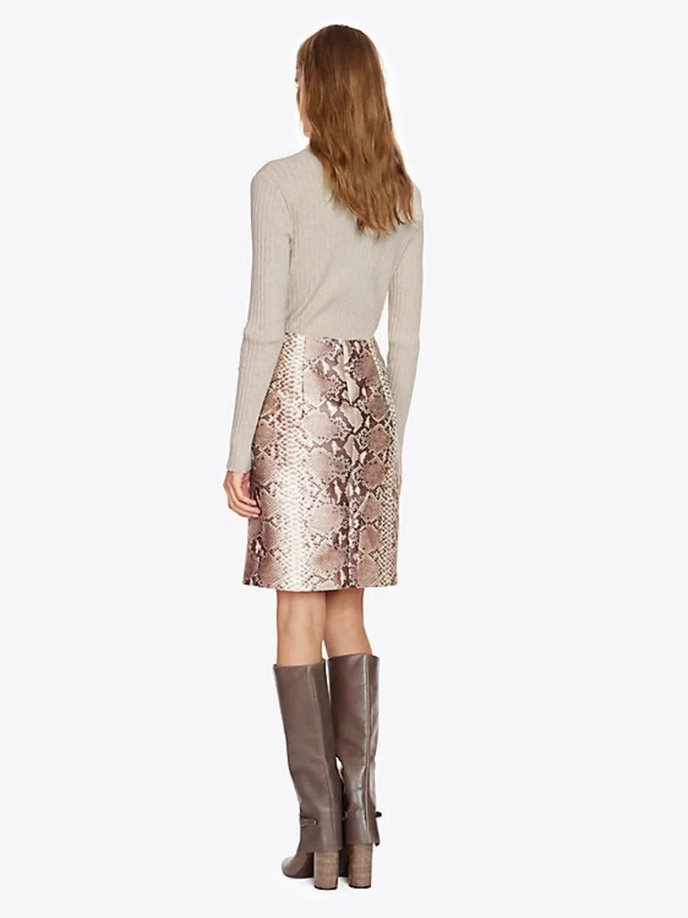 NWT Tory Burch Silk Wool Mikado Wrap Skirt